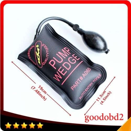 KLOM Pump Wedge Locksmith Tools Auto Air Wedge keyless Airbag Entry Tools Lock Pick Open Car Door Lock Small Size 19*12 CM