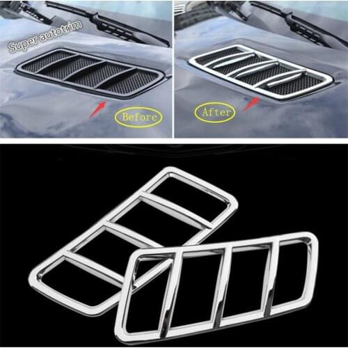 Lapetus Front Roof Hood Air Conditioner AC Vent Outlet Cover Trim Fit For Mercedes-Benz GLE W166 / Coupe C292 2015 2016 2017 ABS