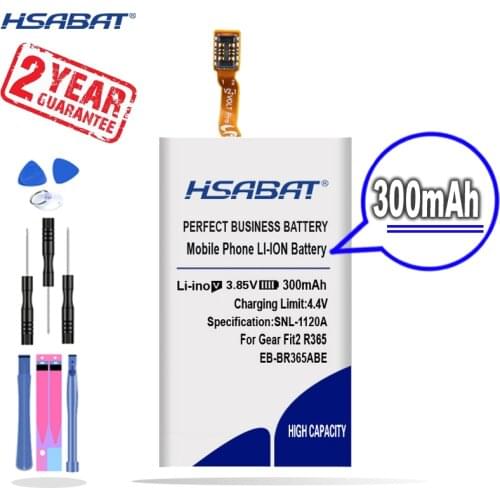 New Arrival [ HSABAT ] 300mAh EB-BR365ABE Replacement Battery for Samsung Gear Fit2 Pro Fitness SM-R365 R365 Gear Fit 2 Pro