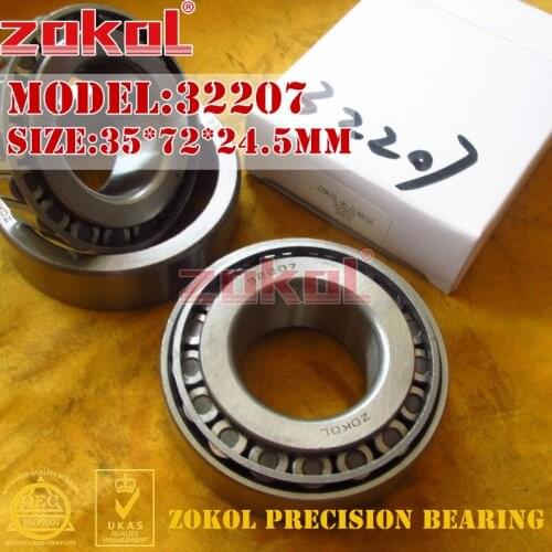 ZOKOL bearing 32207 7507E Tapered Roller Bearing 35*72*24.5mm