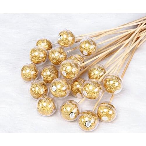 Chocolate Tori Stand Acrylic Transparent Flower Bouquet Making Diy Truffl Holder