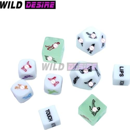 Sex shop Funny Sexy Dice Toy Romance Love Humour Party Gambling Adult Games Sex Toys Erotic Craps Pipe For Couples Sex Playing