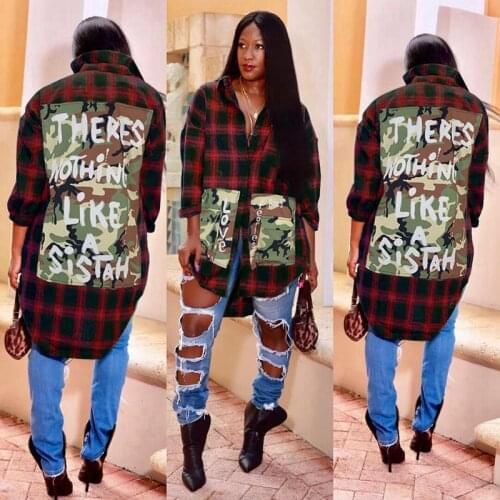 TNNAOFF Women's Plaid Shirts