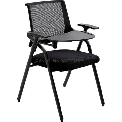 Training chair with writing board, folding chair, office staff conference chair with table board, student listening desk and cha