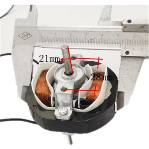 YJ58 CW clockwise 2 Poles 4mm Shaft Dia 2600RPM Shaded Pole Motor AC220V 12-14W around Ventilator Warm fan YJ58-12