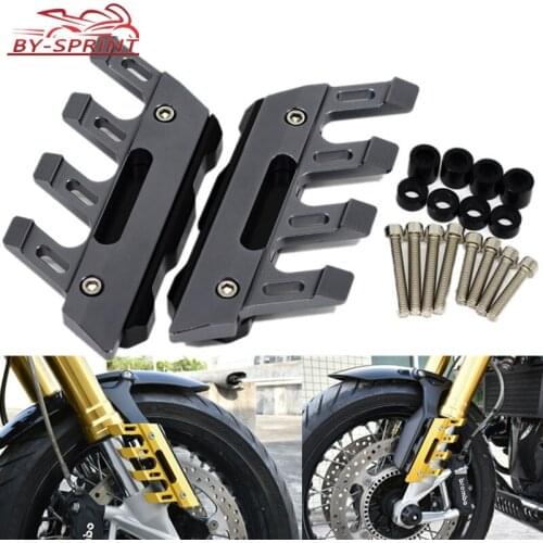 For Z750 Z800 Z900 Z1000 R1200GS CBR600 Motorcycle CNC Front Fender Slider Protector Mudguard Cover Protection