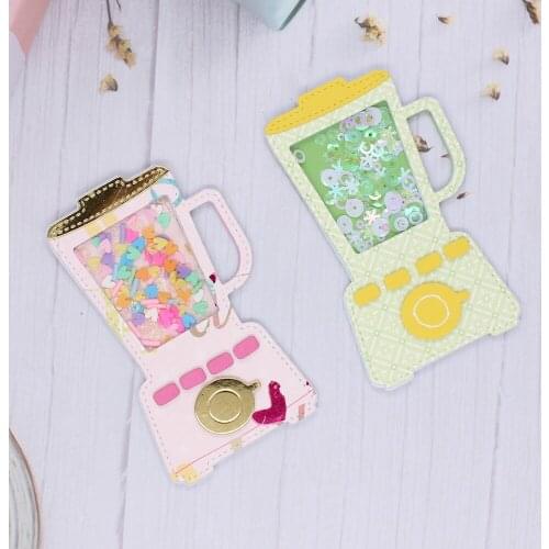 ZLDECOR Blender Shaker Metal Cutting Dies Stencils for DIY Scrapbooking Decorative Embossing DIY Paper Cards