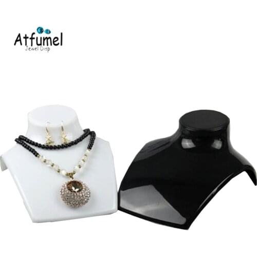 Fashion Earring Jewelry Display Holder Diamond Necklace Jewelry Organizer Stand Pendant Counter Showcase Mannequin Bust 1Pc