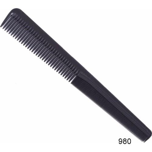 1 Pc/Set Black Professional Combs Hairdressing New Tail Comb Two Carbon Anti Static Hair Cutting Comb Set