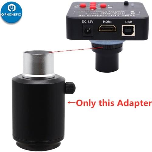 38mm CTV Trinocular Stereo Microscope Camera Adapter 23.3mm C Mount Industrial Digital Video Microscopio Camera Aadapter Tube