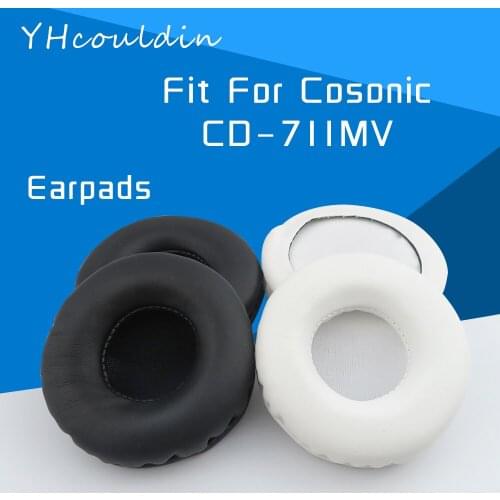YHcouldin Earpads For Cosonic CD-711MV CD 711MV Headphone Accessaries Replacement Leather
