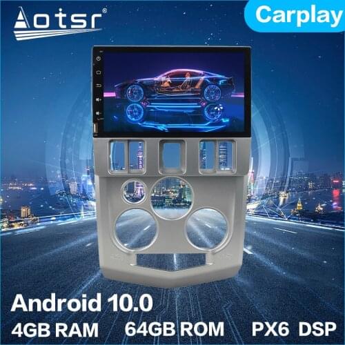 For Renault LOGAN L90 Silver Aotsr Android 10.0 4+64GB Car Radio Player GPS Navigation Car Stereo HD Multimedia Unit DSP Carplay