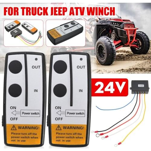 Brand NEW 24 Voltage Recovery Winch Crane Wireless Remote Controller Twin Handset Kits