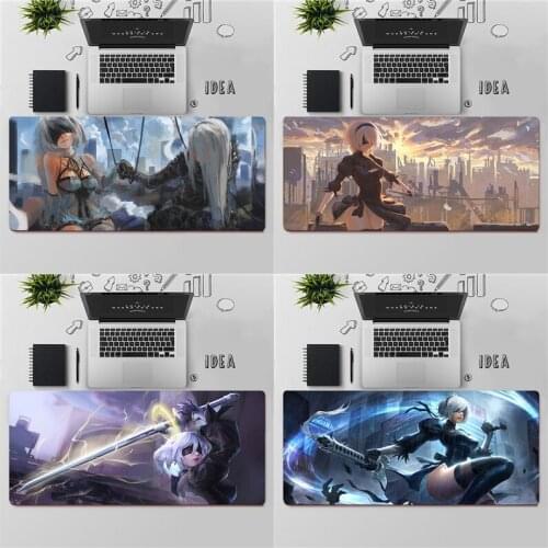 Gaming Mouse Pad Large Mouse Pad PC Gamer Computer Mouse Mat Big Mousepad Keyboard Desk Mat XXL Carpet NieR Automata Mause Pad
