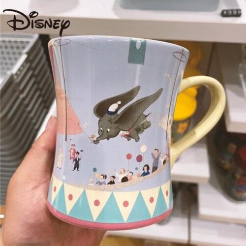 Disney circus Dumbo cartoon ceramic mugs Cute mug coffee mugs Shanghai Disney reusable mug ceramic coffee mugs