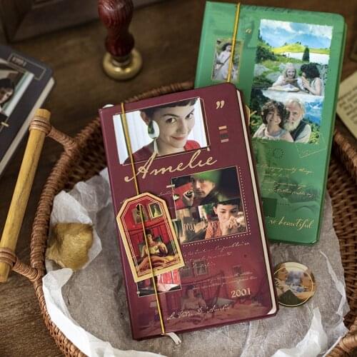 Classic Film Series Pretty Notebooks Diary Artistic Journal Book Stationery For School Notepad Notebook Beautiful Gift