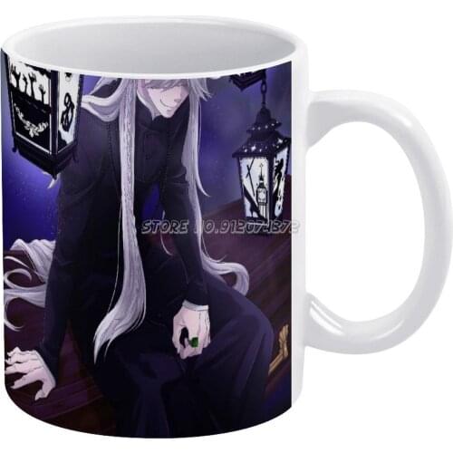 Butler Coffee Mugs Ceramic Tea Cup Milk Mug Warmer Personalized Friends Birthday Gift Butler Ciel Phantomhive Anime Guy Anime Ma