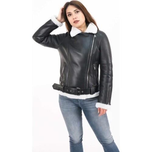 Genuine Sheepskin ,Leather Jacket Women Winter Jackets 2021 Turkish Natural Sheepskin Jacket Women Genuine Leather