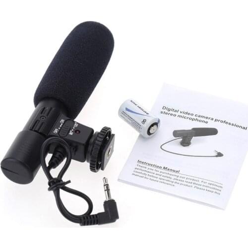 Mic-01 3.5mm DV Stereo Recording Microphone for DV SLR Camcorder
