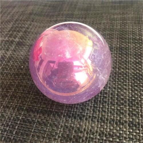 Natural quartz aura angle amethyst sphere balls crystals healing stones for home decoration