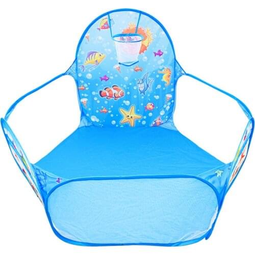 New Foldable Children Kids Sports Basketball Shoots Ball Ocean Pool Play Tent Game House for baby