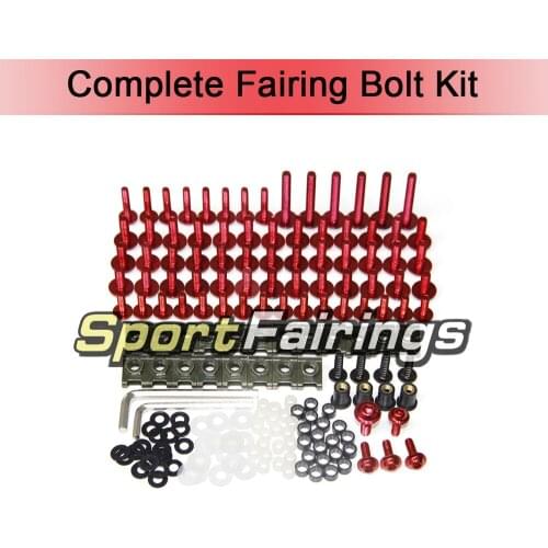 Complete Fairing Bolt Kit CNC Aluminium Clips Screws Fastener Hardware For Aprilia RSV4 1000 2010 2011 2012 13 14 2015 Bolts