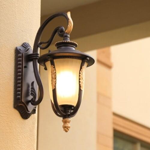 Retro outdoor Wall Light europe villa sconce lamp E27 waterproof exterior garden doorway light vintage porch lamp