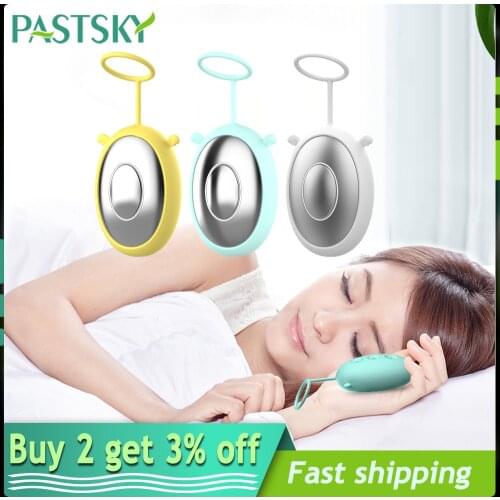 Sleep Aid Device Handheld Microcurrent Insomnia Sleep Aid Instrument Holding Stress Relief Relax Massager Improve Sleep Quality