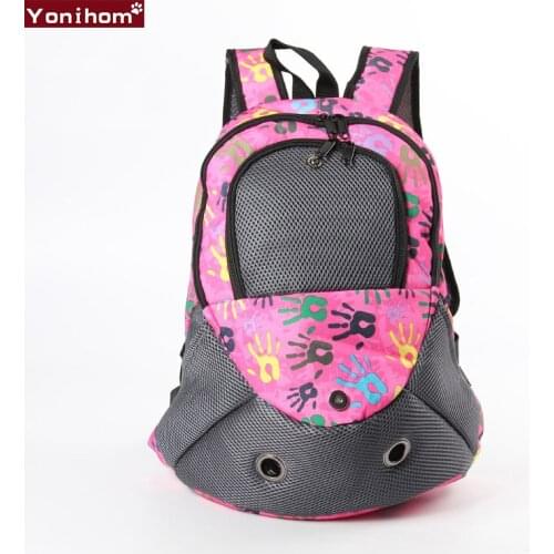 Bag for Dog Travel Backpack Pet Carrier Large Footprint Breathable Small Carry Bag for Dog Pet Carrier Dog front Chest Backpack