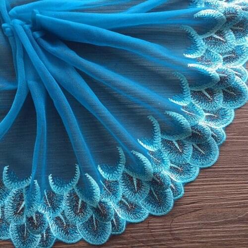 Woven mesh lace embroidery lace accessories diy dress clothing sewing Doll crafts tulle lace fabric