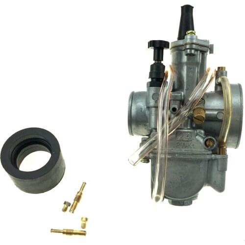 Universal OKO 24 26 28 30 32 34 mm Carburetor KOSO PWK 2T 4T Scooter Motocross ATV Dirt Pit Bike Racing With Power Jets