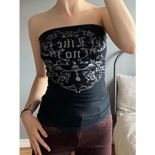 Black Crop Tops Women Summer Tank Top 2021 New Sleeveless Buttons Sexy Short Vest Shirts Female