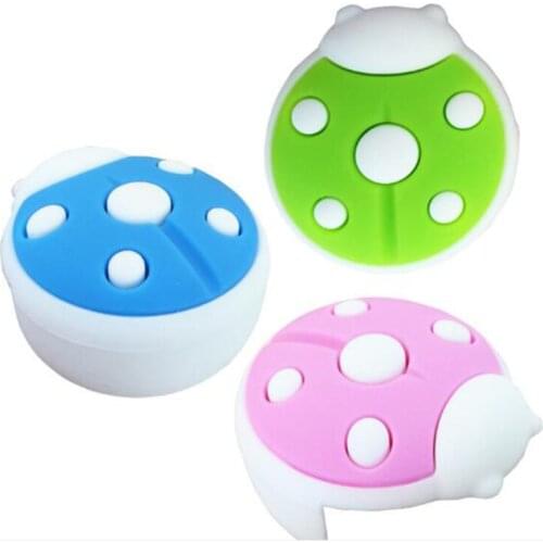2Pcs Cute Silicone Corner Guard Ladybug Anti-collision Angle Children Table Glass Safety Protection Safety Edge Corner Guard