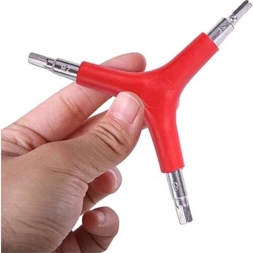 3 Way Hex Wrench Spanner Bicycle Repair Tools Trigeminal Allen Hex Socket Cycling Mountain Bike MTB Repair Tool