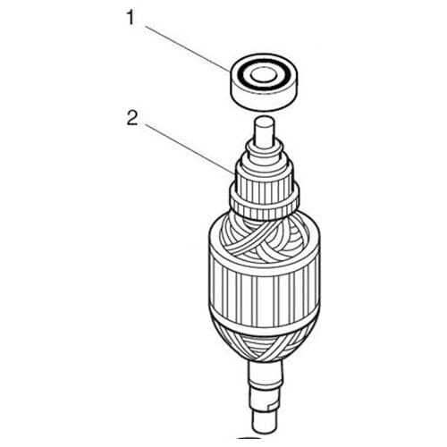 AC220-240V MAKITA 511548-2 Rotor Motor Armature for BO4540 Rotor