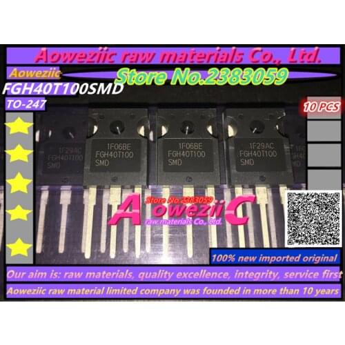 Aoweziic 100% new imported original FGH40T100SMD FGH40T100 TO-247 triode IGBT tube 40A 1000V