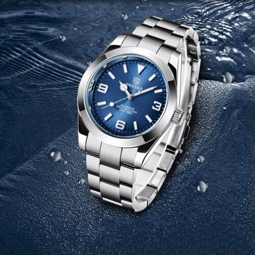 BENYAR Mens Watch Fashion Simple 2021 Luxury Brand Sports Waterproof Luminous Mens Business Automatic Mechanical Watchorologio