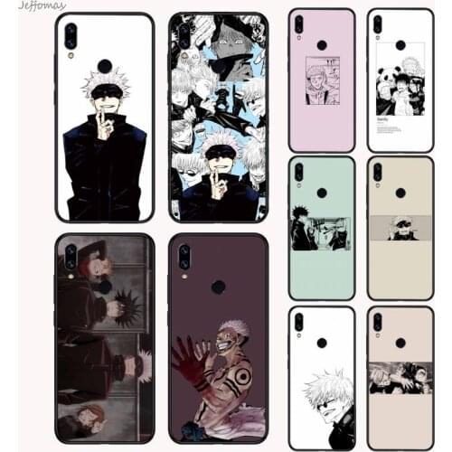 Jujutsu kaisen comic horror anime Phone Case For Xiaomi Redmi Note 4 4x 5 6 7 8 pro S2 PLUS 6A PRO