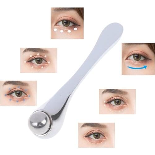 Zinc Alloy Cosmetic Spatulas Facial Mask Spoon Eye Cream Mixing Spatula Scoop Anti Wrinkle Massage Sticks Makeup Tools