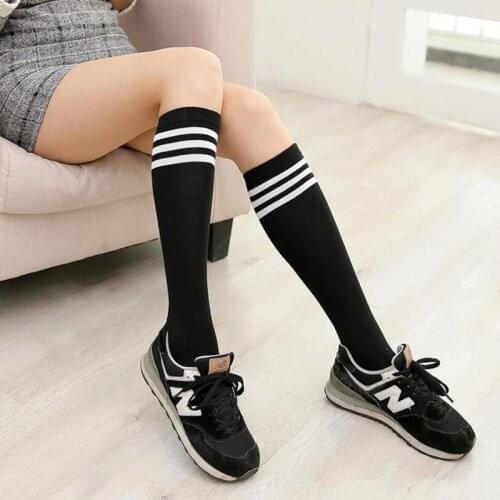 Striped Boys Girls Kids Knee High Socks For Football Sports School 2017 Fashion Cotton Easy To Dry Socks Long Tube Leg Warmers
