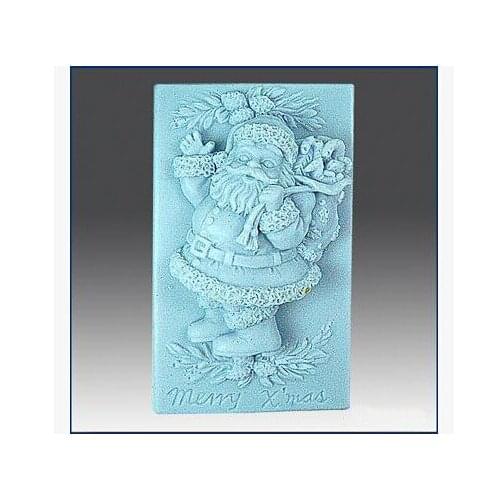 Sell hot 3D christmas man shape silicone soap mold/Cake decoration mold Handmade soap mold No.S406-1