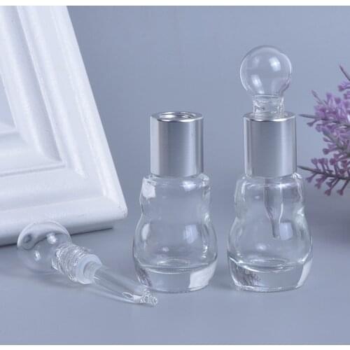 3pcs 5ml Portable Mini Glass Dropper Bottle For Essential Oil Sample Vials Refillable Perfume Bottle for Travel Empty Container
