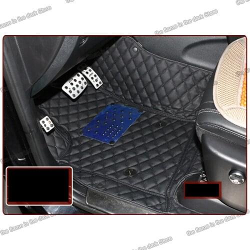 Leather car interior floor mats for jeep grand cherokee 2011 2012 2013 2014 2015 2016 2017 2018 2019 accessories auto carpet