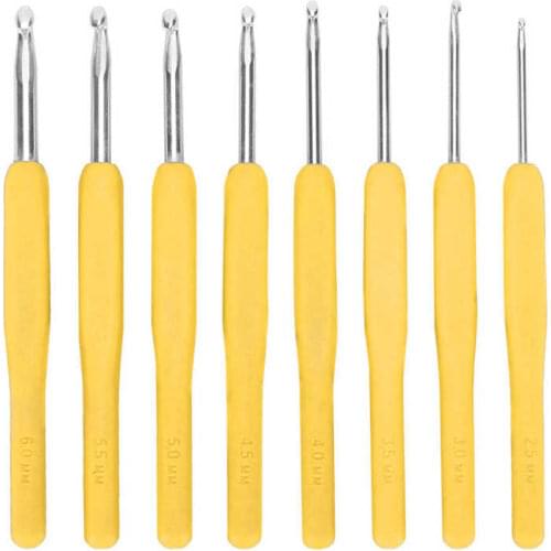 Crochet Hooks Practical Multiple Colors Knitting Needles for Family Mother Grandmother for DIY Crafts for Friend for Crocheting
