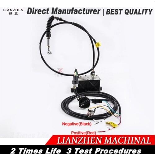 Newest throttle governor motor single cable Applicable to all the excavator No need through computer board controller ECU