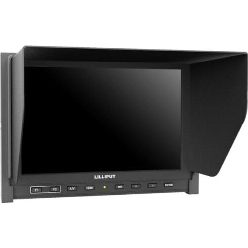 NEW LCD Monitor LILLIPUT 339 7in IPS 1280*800 Camera-top LCD Field Monitor with Built-in battery HDMI & AV Input For Camera