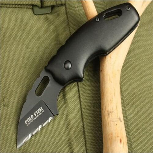 Cold Folding Knife Jurassic tyrannosaurus 710MTS Mini Pocket Hunting Knives Outdoor Survival liner Lock + 3Cr13 Blade EDC Tool