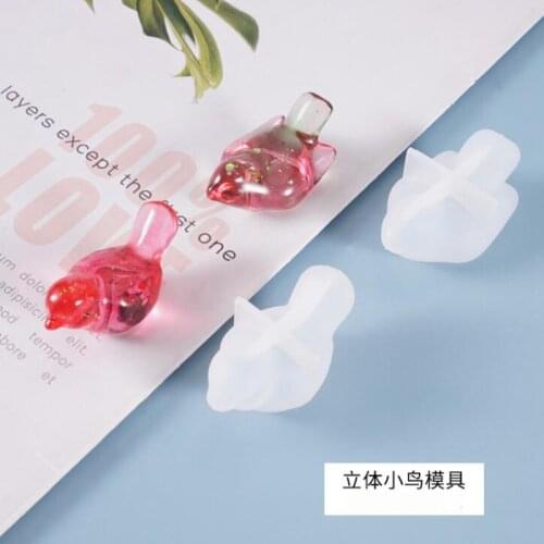 Transparent Silicone Mould Dried Flower Resin Decorative Craft DIY Three-dimensional bird Mold epoxy resin molds for jewelry