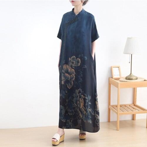 Синие летние платья QATURALAN China At AliExpress