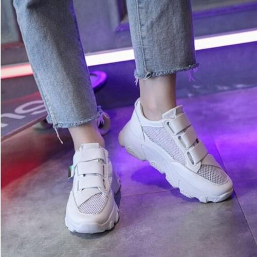 Sooneeya Thick Sole Woman Running Dad Shoes Breathable Height Increasing Sports Shoes for Women 5 Colors Female Sneakers Zapatos